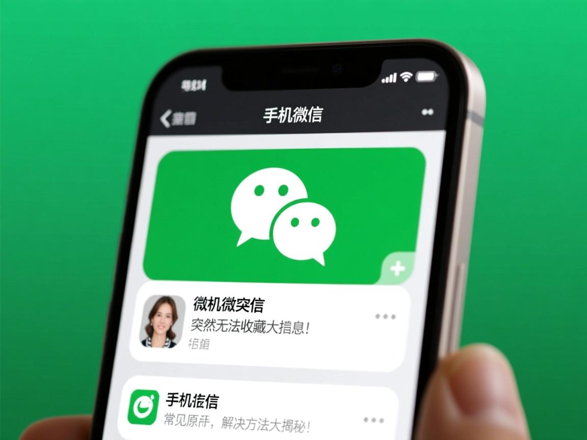 为何手机微信突然无法收藏信息?常见原因及解决方法大揭秘! 第3张 为何手机微信突然无法收藏信息?常见原因及解决方法大揭秘! 第3张