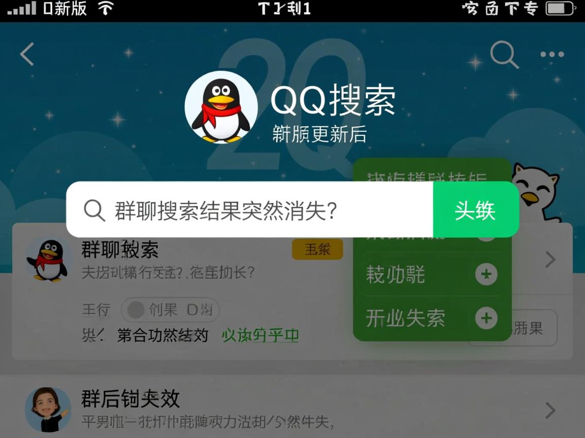 为什么QQ新版更新后搜索群功能失效，群聊搜索结果突然消失？  第3张