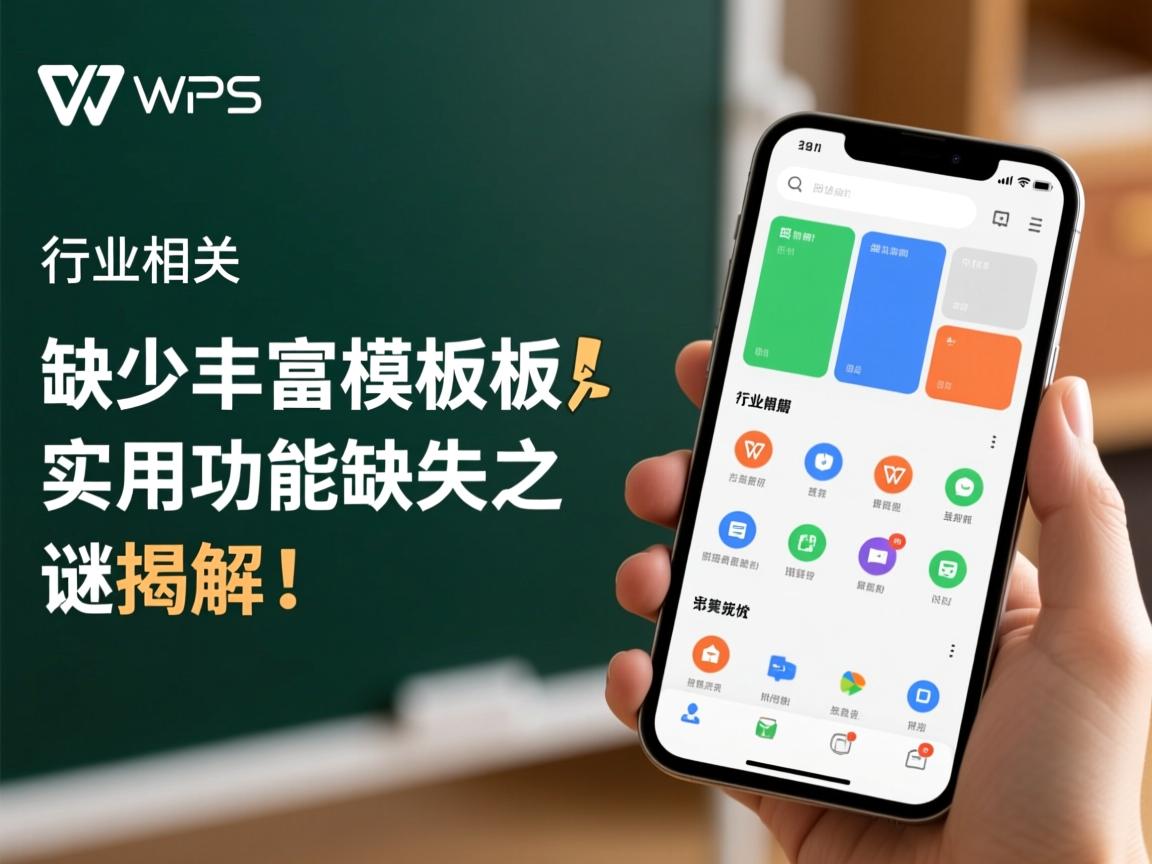 手机WPS为何缺少丰富模板?实用功能缺失之谜揭晓! 第2张 手机WPS为何缺少丰富模板?实用功能缺失之谜揭晓! 第2张
