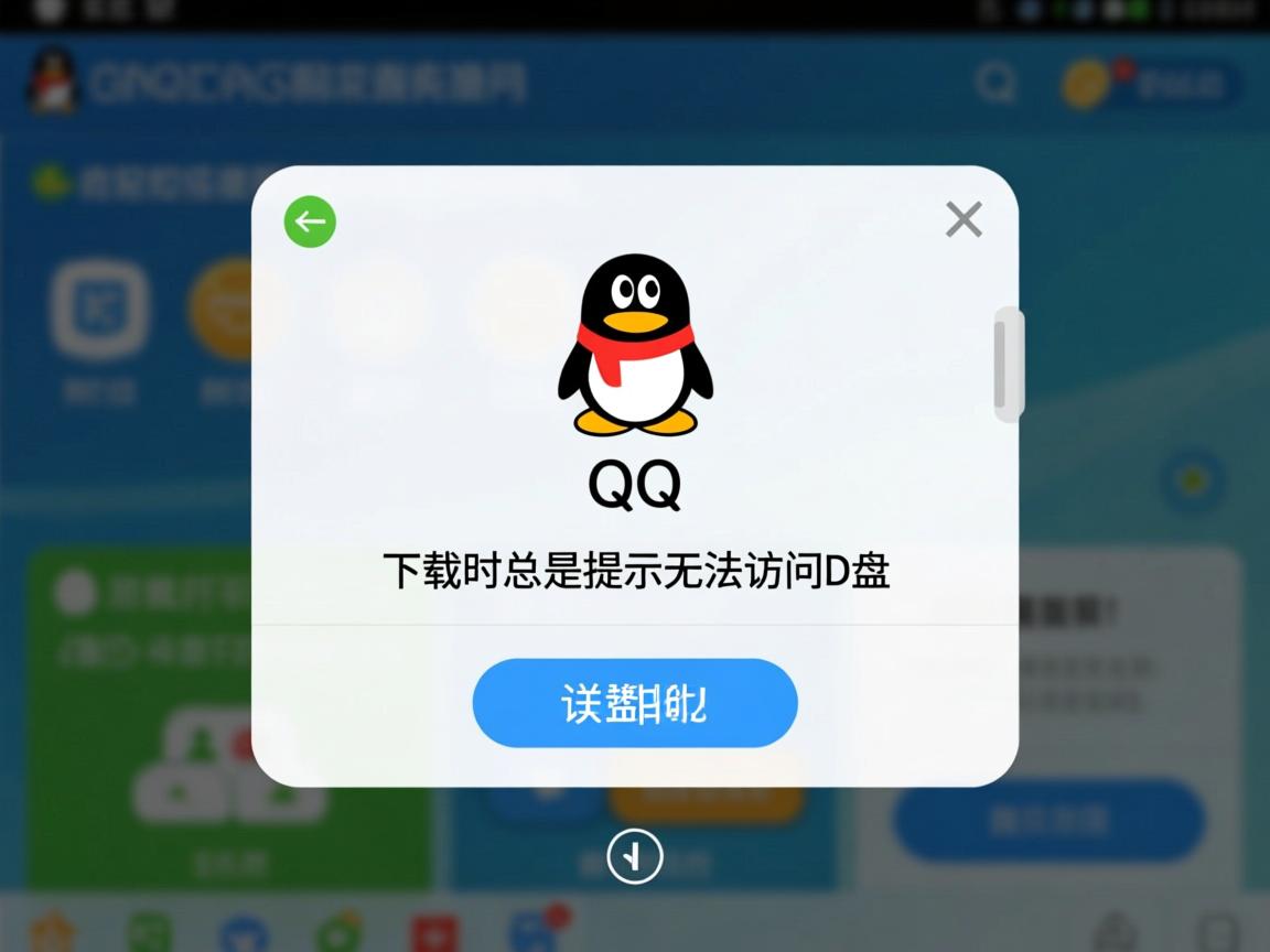 为何QQ在下载时总是提示无法访问D盘?详细原因及解决方案揭秘! 第1张 为何QQ在下载时总是提示无法访问D盘?详细原因及解决方案揭秘! 第1张