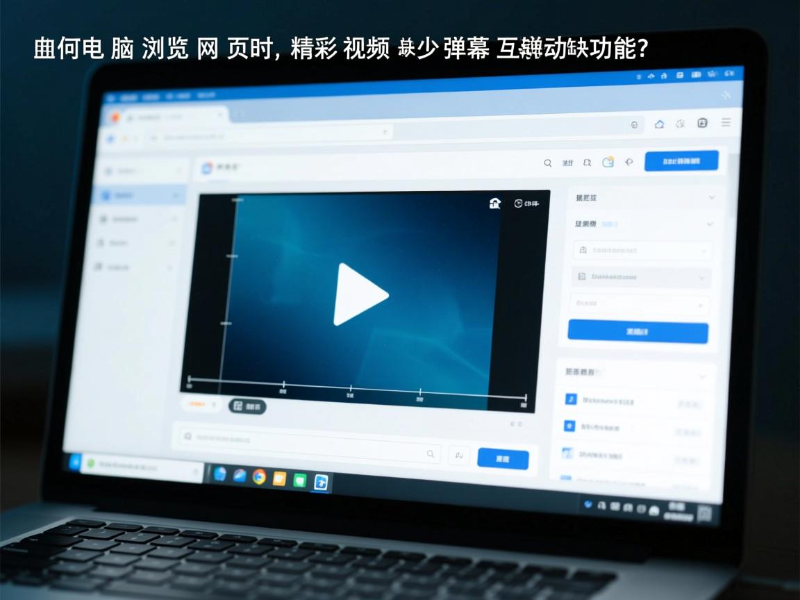 为何电脑浏览网页时,精彩视频总是缺少弹幕互动功能? 第1张 为何电脑浏览网页时,精彩视频总是缺少弹幕互动功能? 第1张