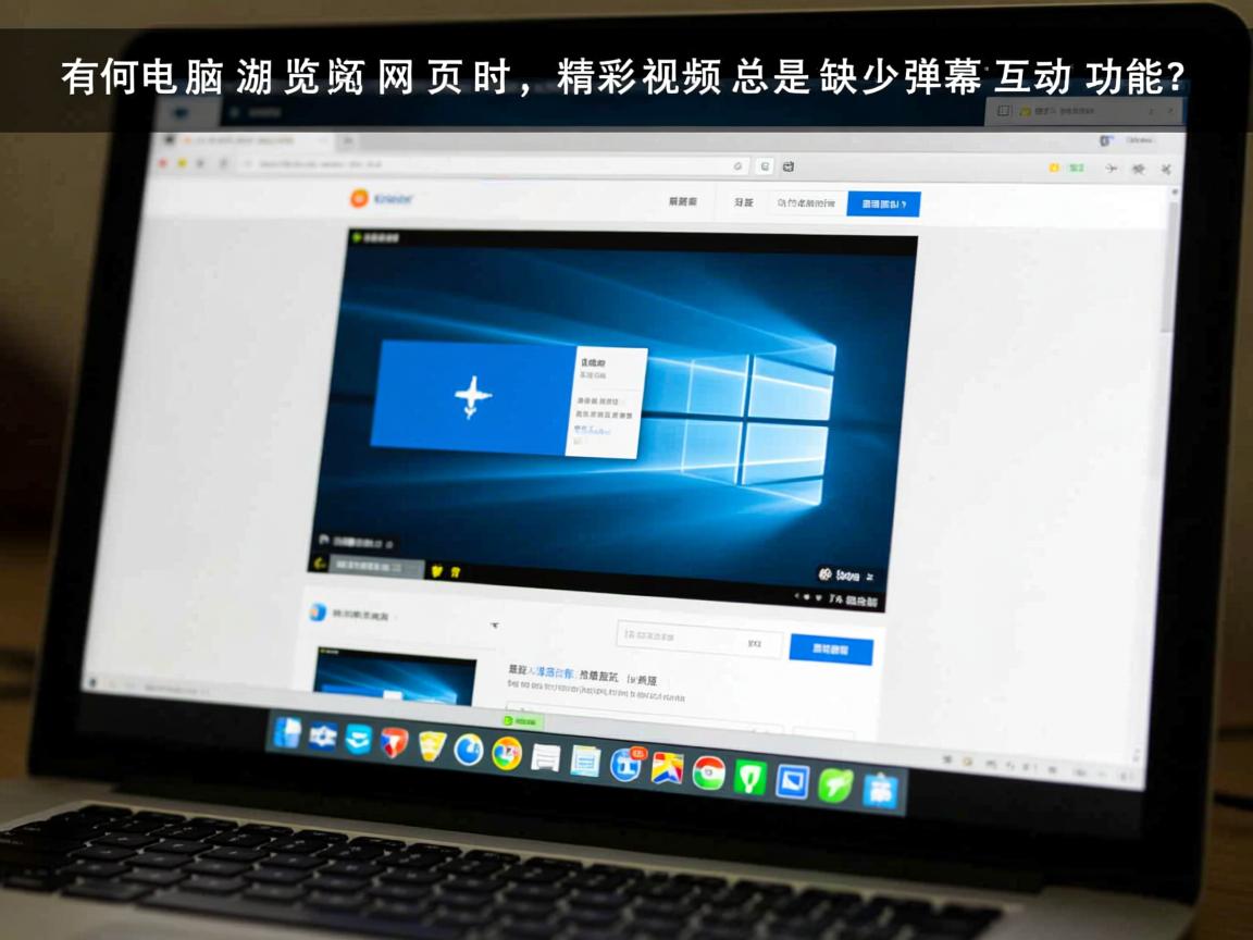 为何电脑浏览网页时,精彩视频总是缺少弹幕互动功能? 第3张 为何电脑浏览网页时,精彩视频总是缺少弹幕互动功能? 第3张