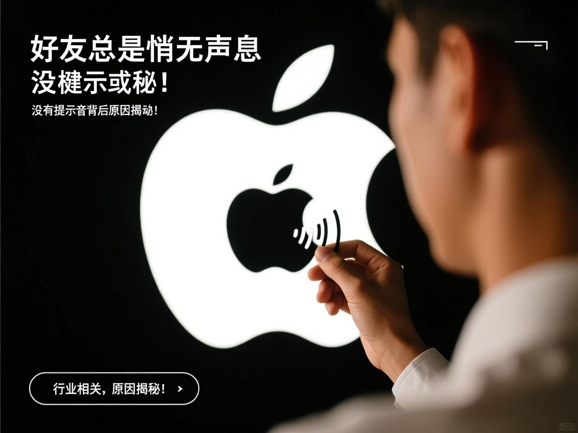 苹果加好友为何总是悄无声息,没有提示音或震动?背后原因揭秘! 第1张 苹果加好友为何总是悄无声息,没有提示音或震动?背后原因揭秘! 第1张