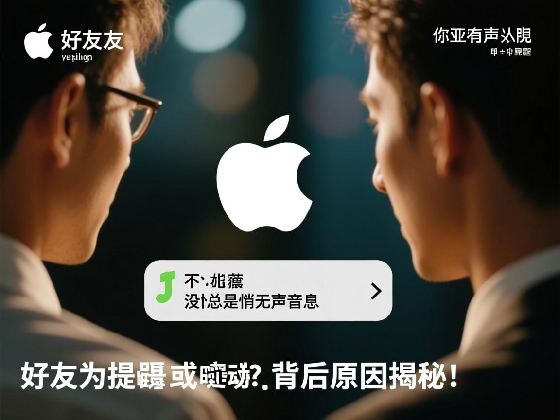 苹果加好友为何总是悄无声息,没有提示音或震动?背后原因揭秘! 第3张 苹果加好友为何总是悄无声息,没有提示音或震动?背后原因揭秘! 第3张