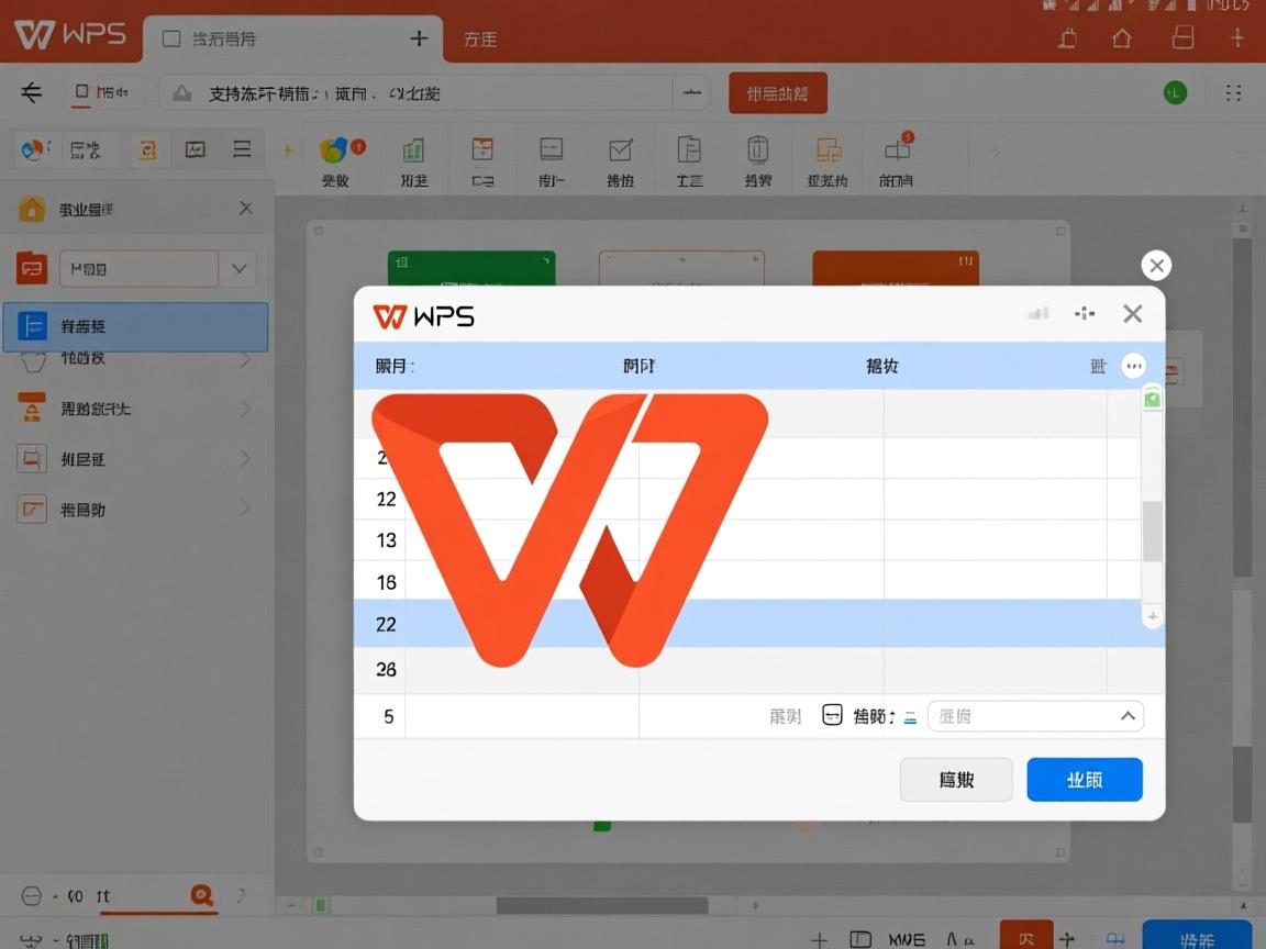 WPS文档为何默认不支持冻结特定行数功能？是设计疏忽还是另有原因？  第1张