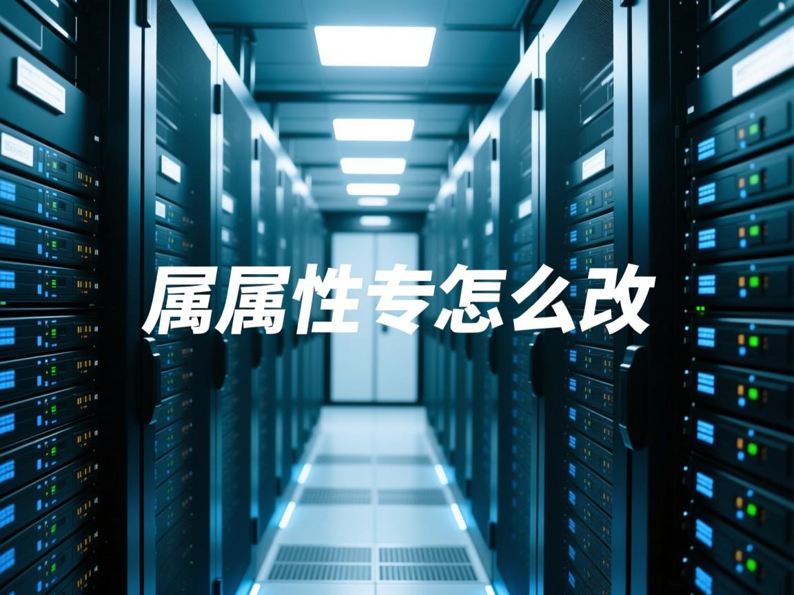 数据库属性怎么改