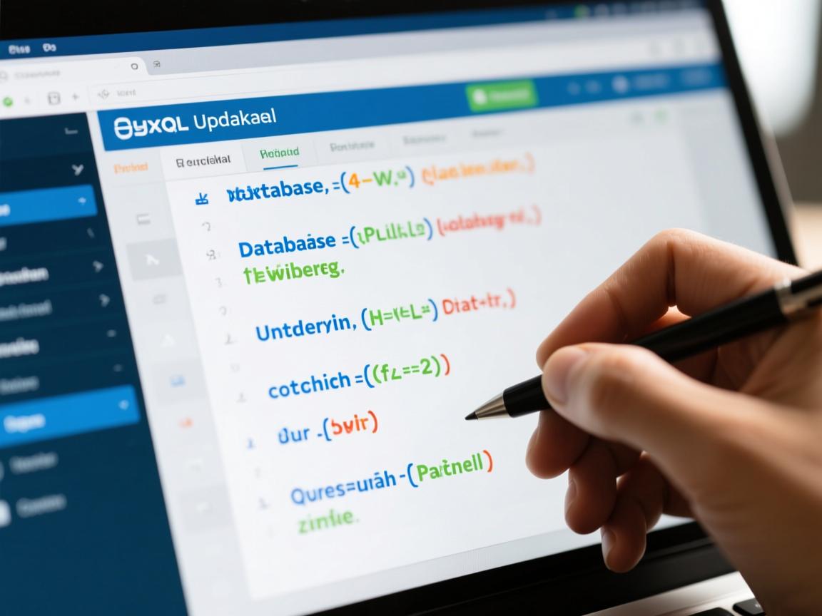 mysql数据库中更新语句怎么写