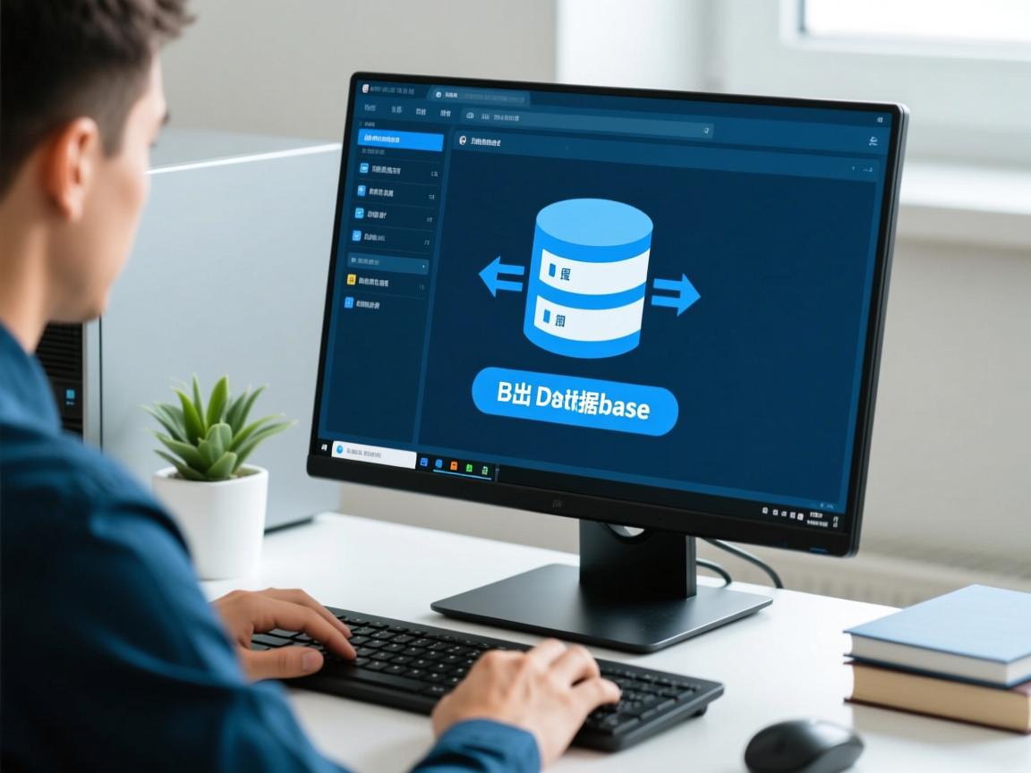电脑里面怎么导出数据库
