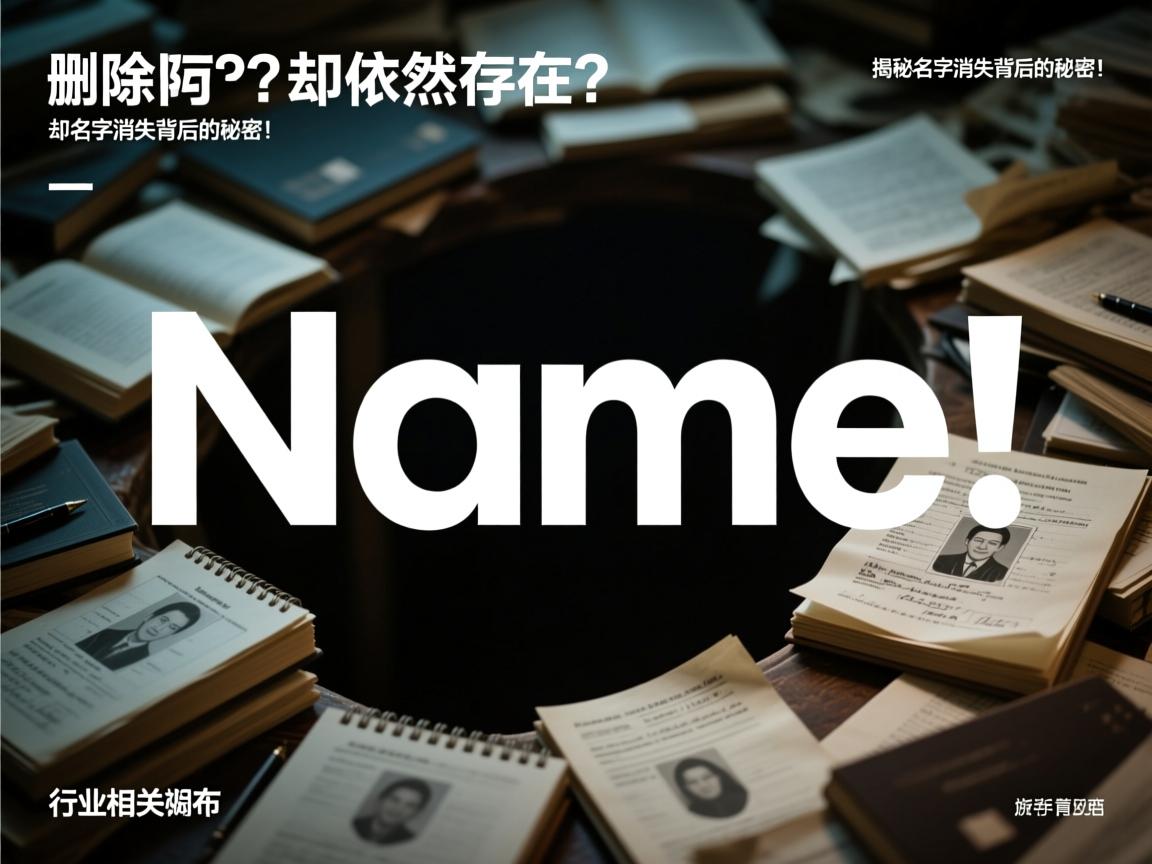 名字被删除了,却依然存在?揭秘名字消失背后的秘密! 第1张 名字被删除了,却依然存在?揭秘名字消失背后的秘密! 第1张