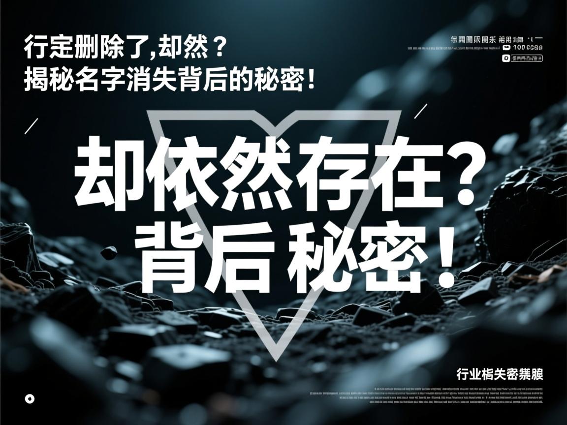 名字被删除了,却依然存在?揭秘名字消失背后的秘密! 第3张 名字被删除了,却依然存在?揭秘名字消失背后的秘密! 第3张