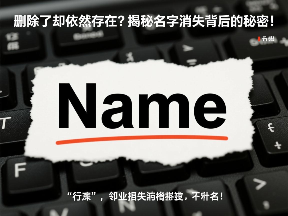 名字被删除了,却依然存在?揭秘名字消失背后的秘密! 第2张 名字被删除了,却依然存在?揭秘名字消失背后的秘密! 第2张
