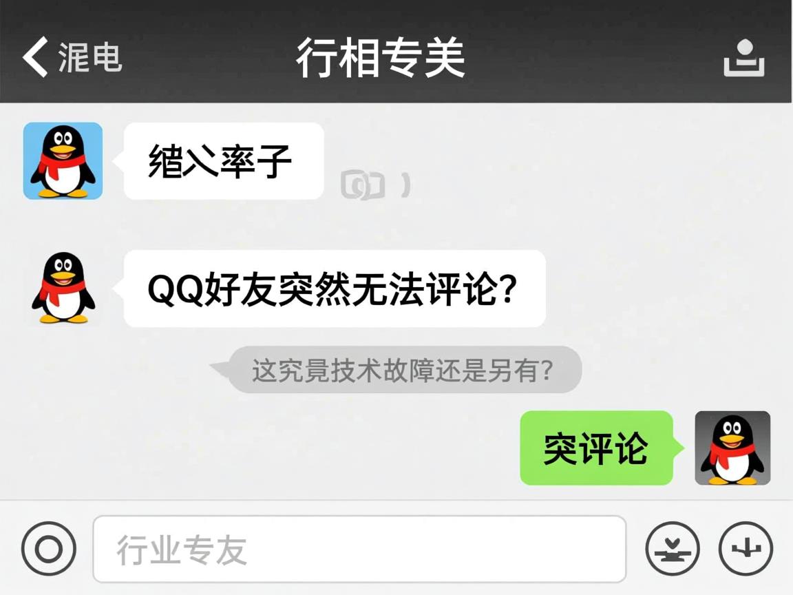 为何我的QQ好友突然无法评论,这究竟是技术故障还是另有原因? 第2张 为何我的QQ好友突然无法评论,这究竟是技术故障还是另有原因? 第2张