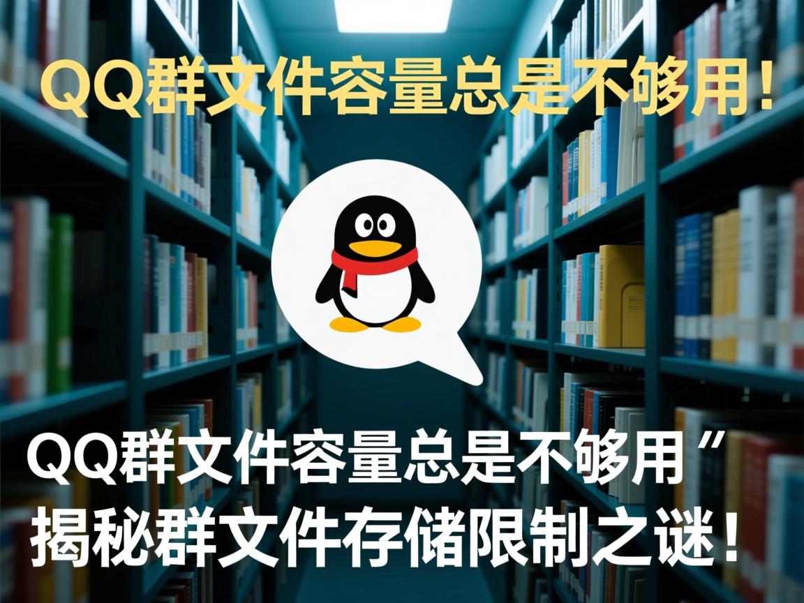 为何QQ群文件容量总是不够用？揭秘群文件存储限制之谜！  第3张