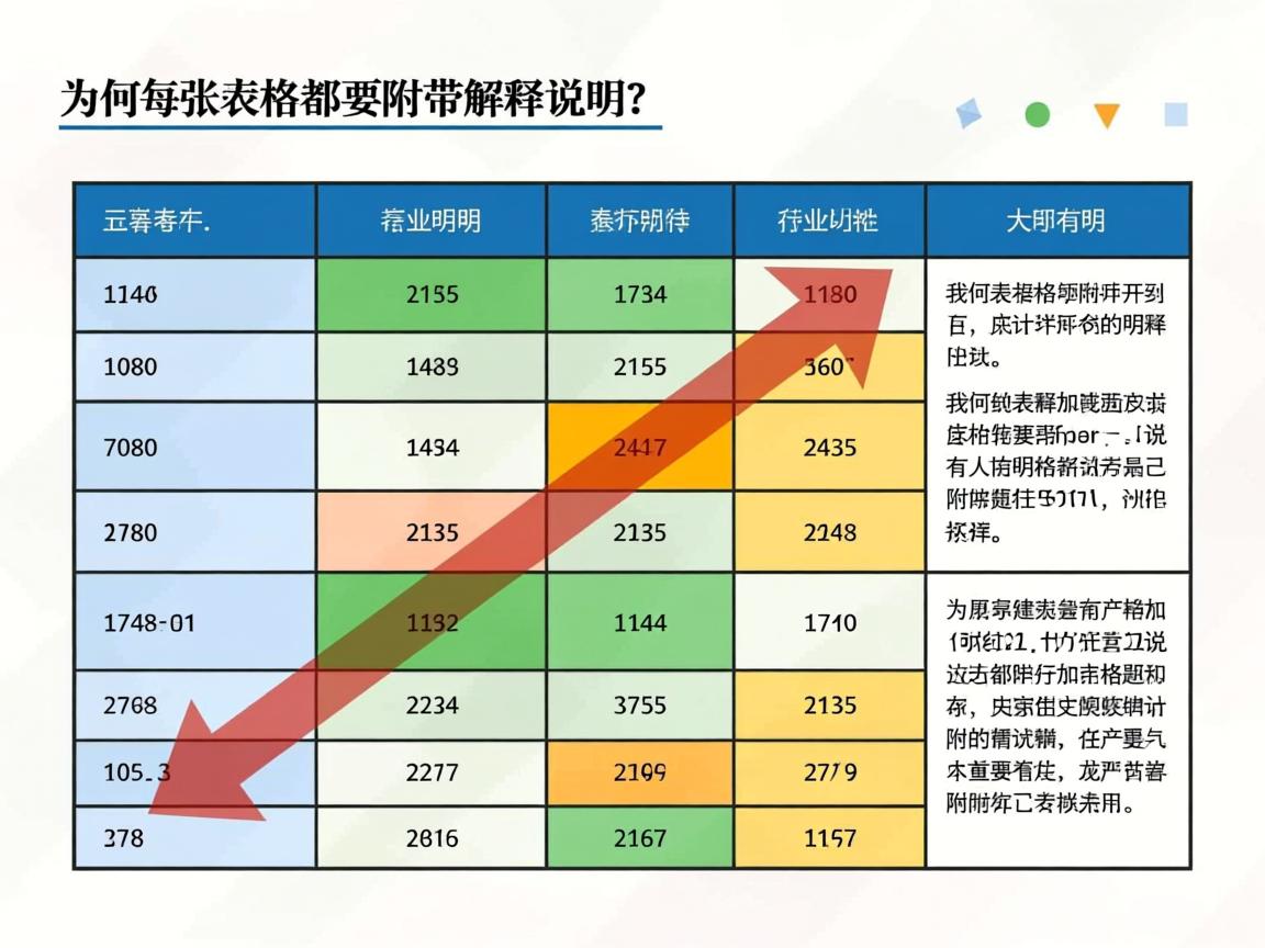 表格备注的必要性，为何每张表格都要附带解释说明？  第3张