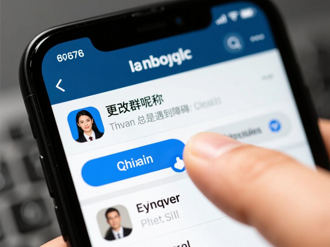 为何在社交平台更改群昵称总是遇到障碍？探究群昵称修改难题背后的原因。