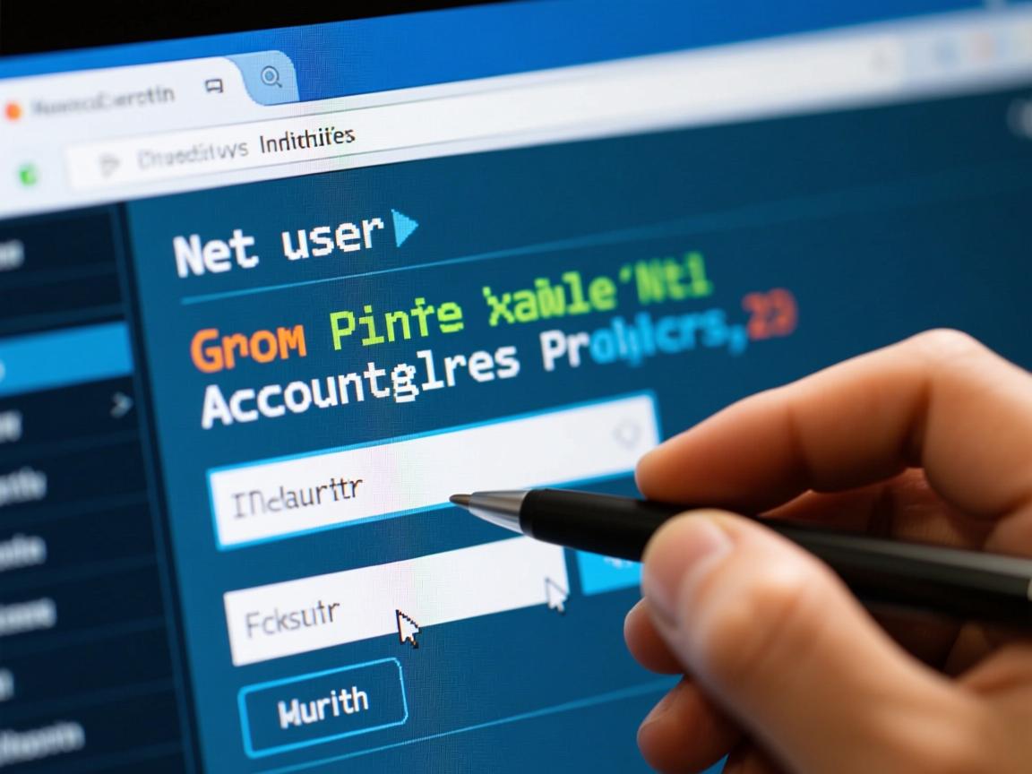 如何用net user命令解决账户问题？