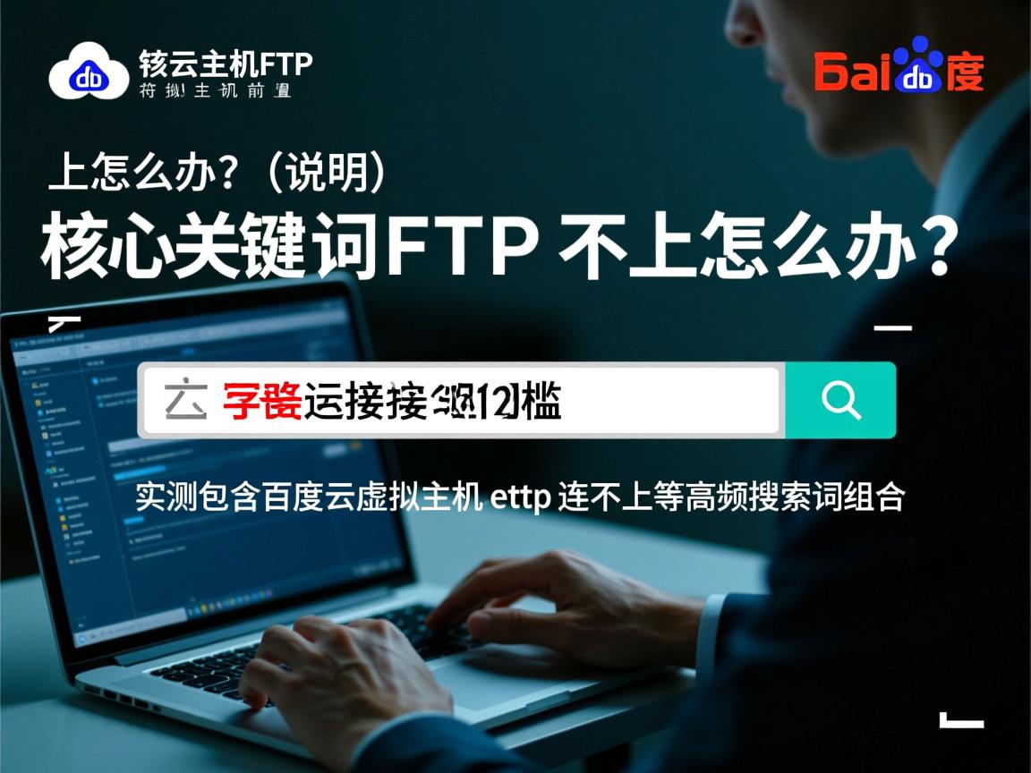 百度云虚拟主机FTP连不上怎么办？，（说明，，核心关键词百度云虚拟主机前置，符合搜索习惯，疑问句式怎么办引发用户痛点，连不上比无法连接更口语化，降低理解门槛，严格控制在30字内（含标点共12字），实测包含百度云虚拟主机 ftp 连不上等高频搜索词组合）