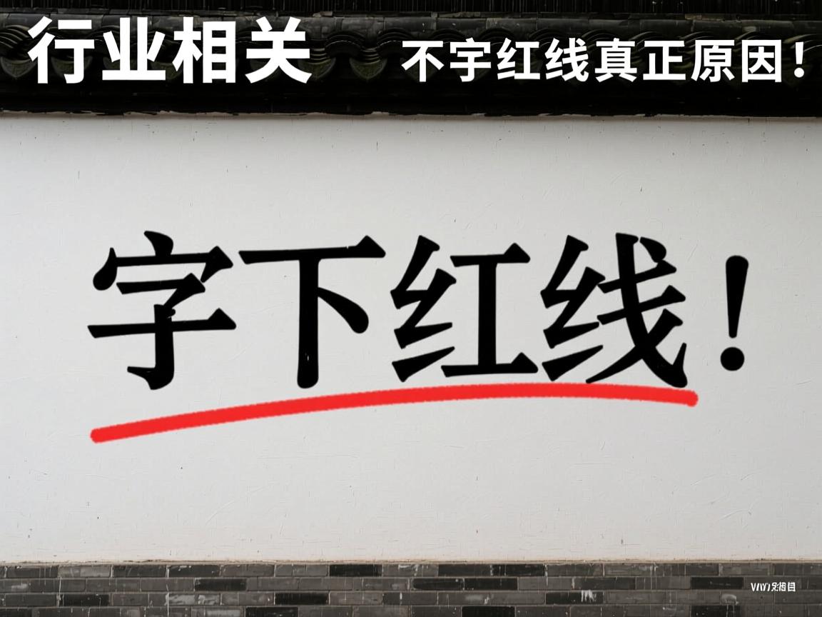 字下红线有何奥秘?探究字下红线的真正原因! 第2张 字下红线有何奥秘?探究字下红线的真正原因! 第2张