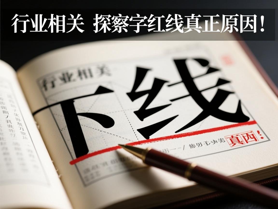 字下红线有何奥秘?探究字下红线的真正原因! 第3张 字下红线有何奥秘?探究字下红线的真正原因! 第3张
