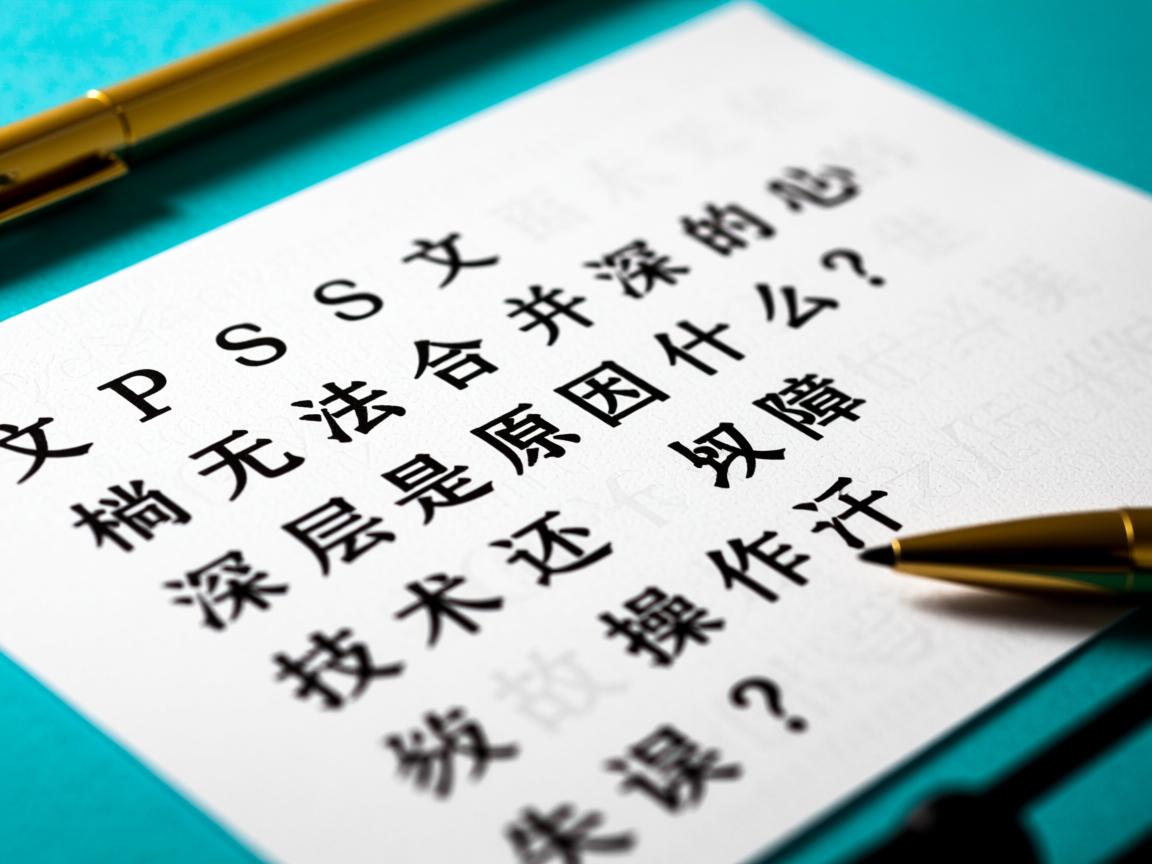 WPS文档无法合并的深层原因是什么？技术故障还是操作失误？