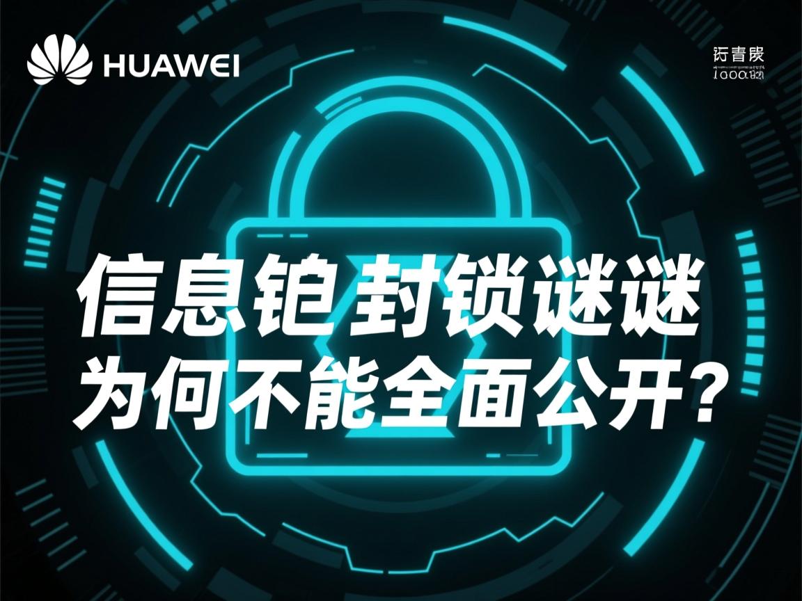 华为信息封锁之谜，为何不能全面公开？