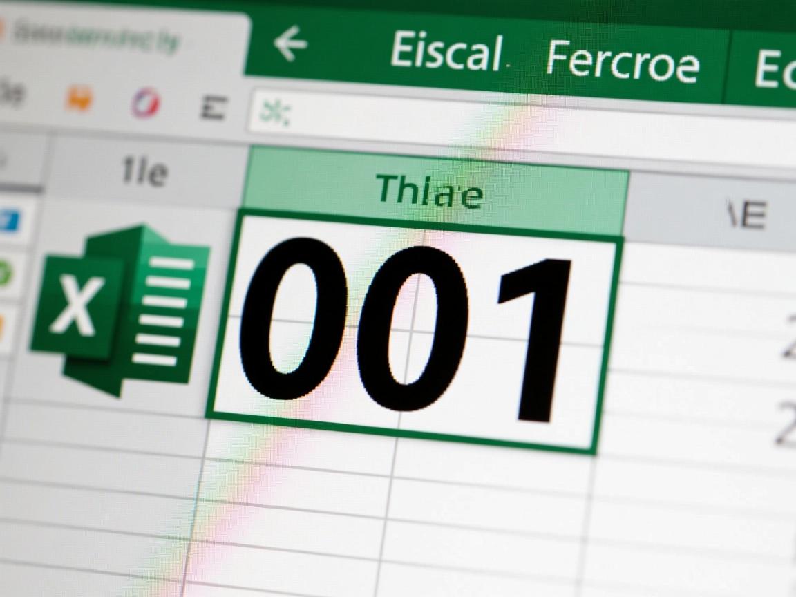 为什么Excel表格中数字前总是出现001，无法正常显示？