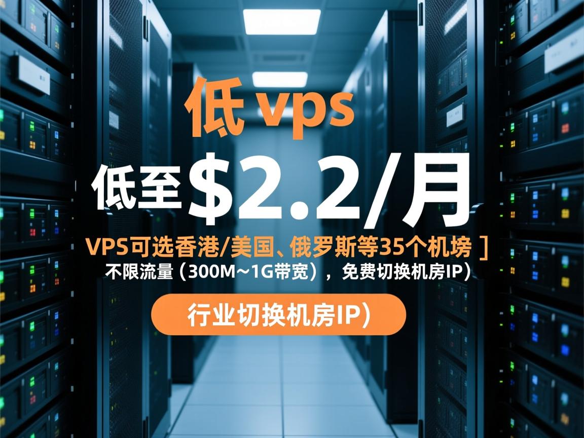 justvps：低至$2.2/月，VPS可选香港/美国/俄罗斯等35个机房，不限流量(300M~1G带宽)，免费切换机房(IP)  第2张