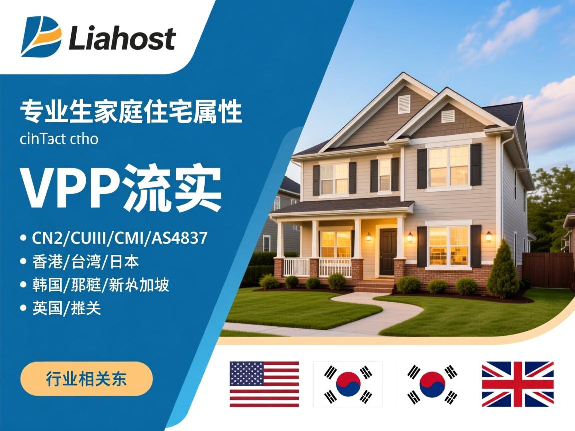 lisahost：专业原生家庭住宅属性VPS，CN2/CUII/CMI/AS4837等，香港/台湾/韩国/日本/新加坡/美国/英国