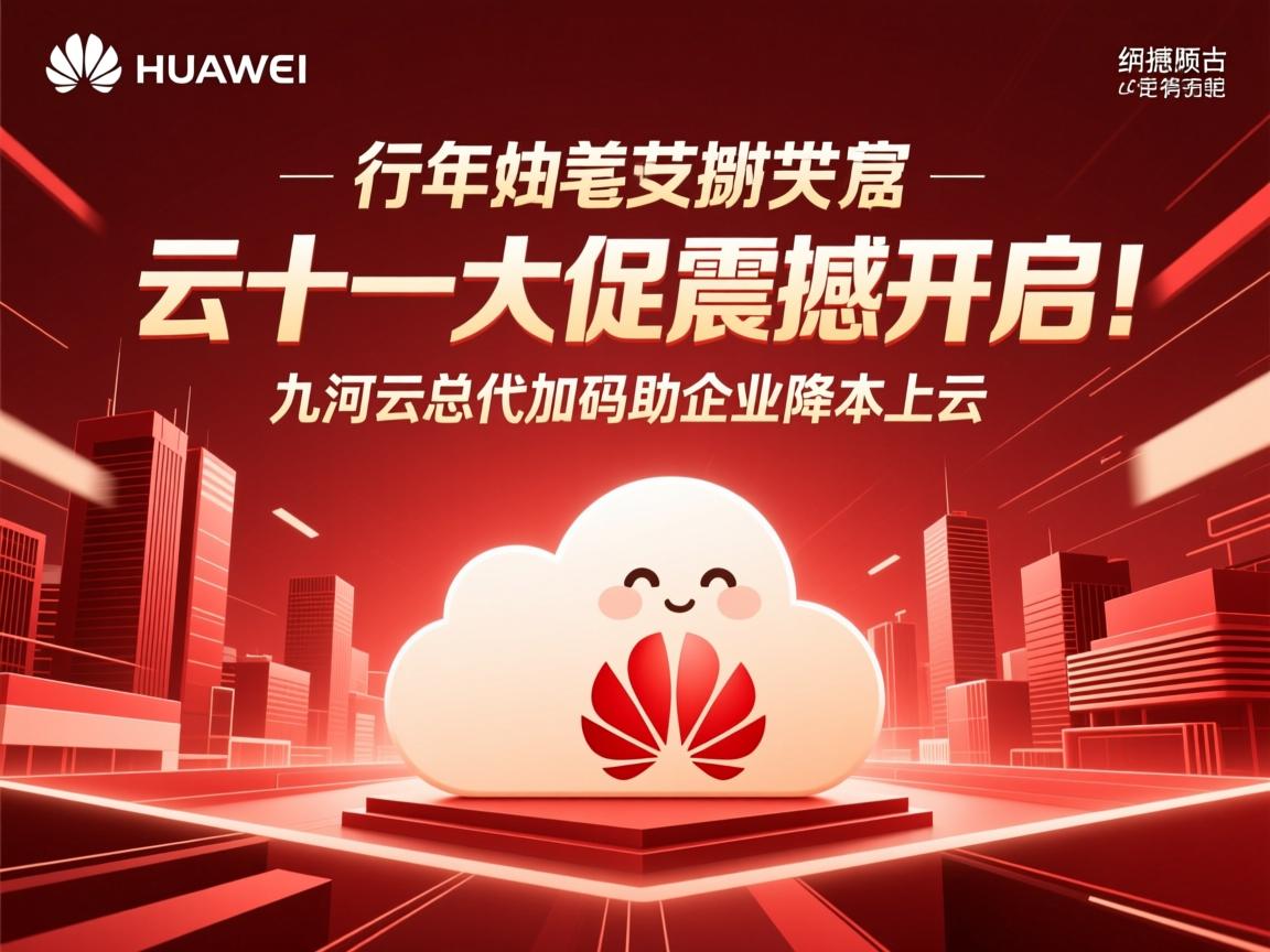 华为云双十一大促震撼开启！九河云总代加码助企业降本上云