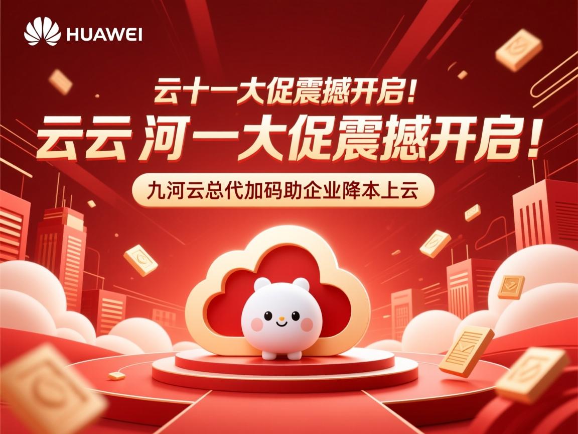 华为云双十一大促震撼开启！九河云总代加码助企业降本上云  第3张