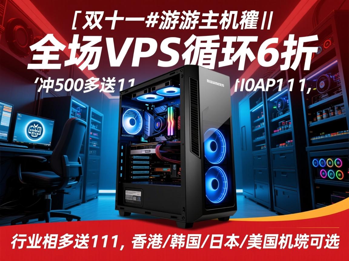 #双十一#傲游主机：全场VPS循环6折，冲500多送111，香港/韩国/日本/美国机房可选