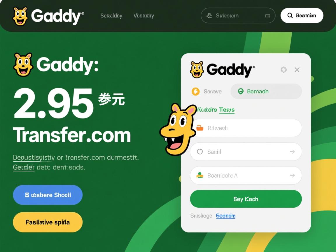 godaddy 2.95美元注册或转移com域名  第3张