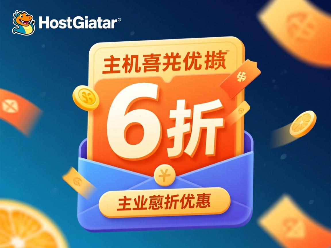 hostgator主机6折优惠