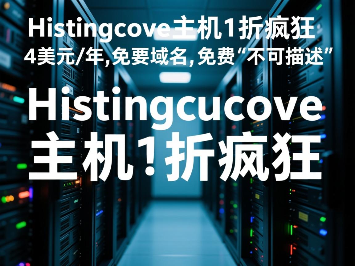 hostingcove主机1折疯狂，4美元/年,免费域名,免费