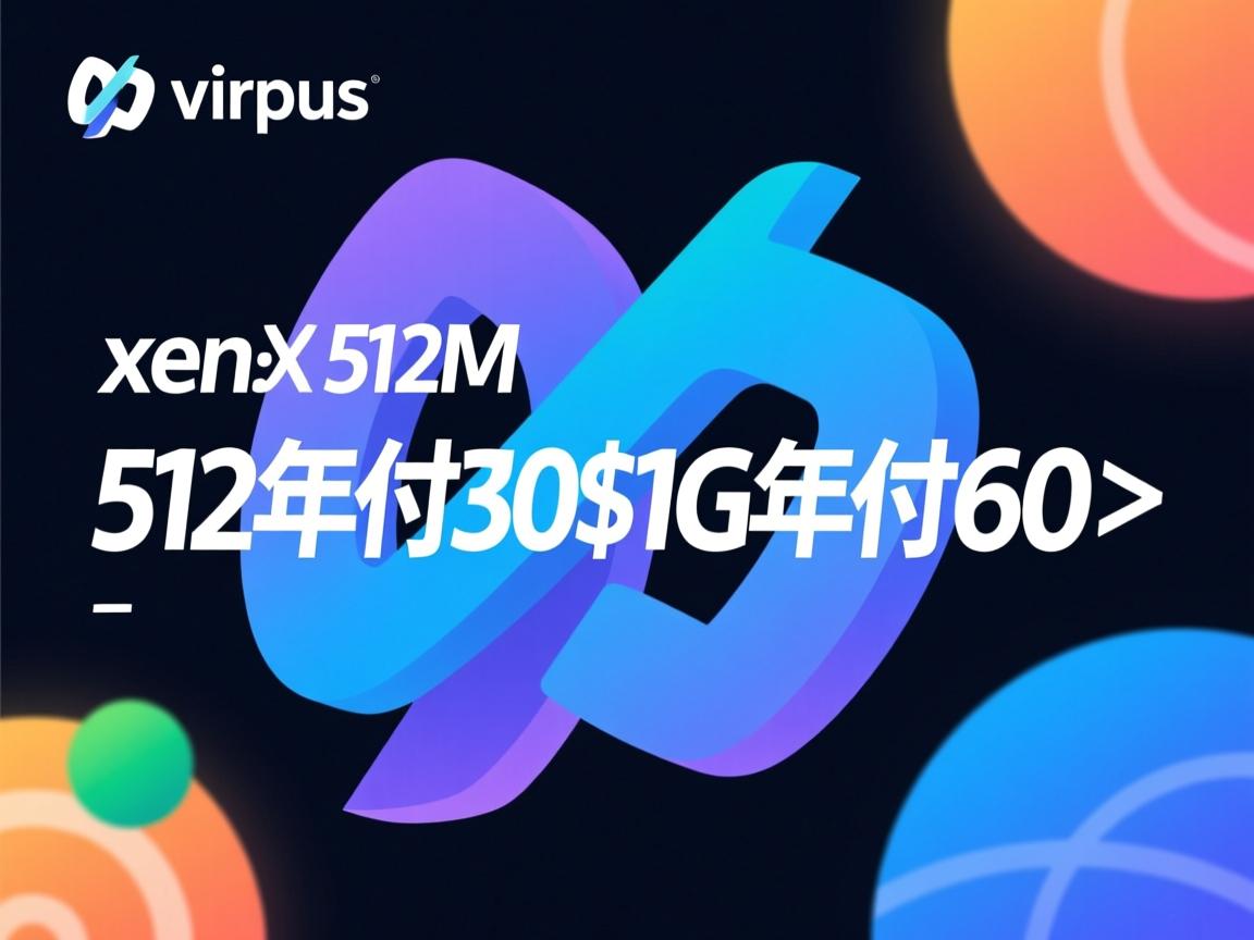 virpus xen 512M年付30$,1G年付60$  第3张