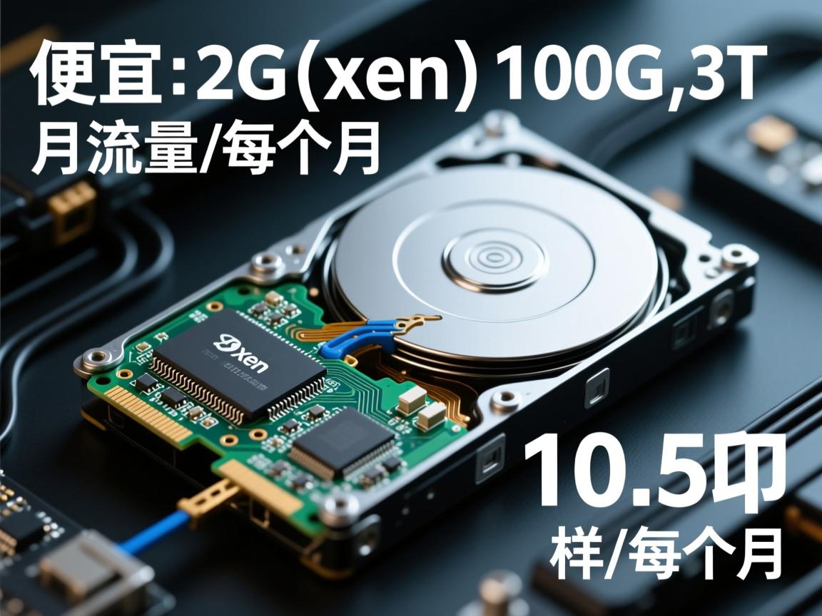 超便宜:2G(xen)内存 100G硬盘,3T月流量，10.5刀/每月