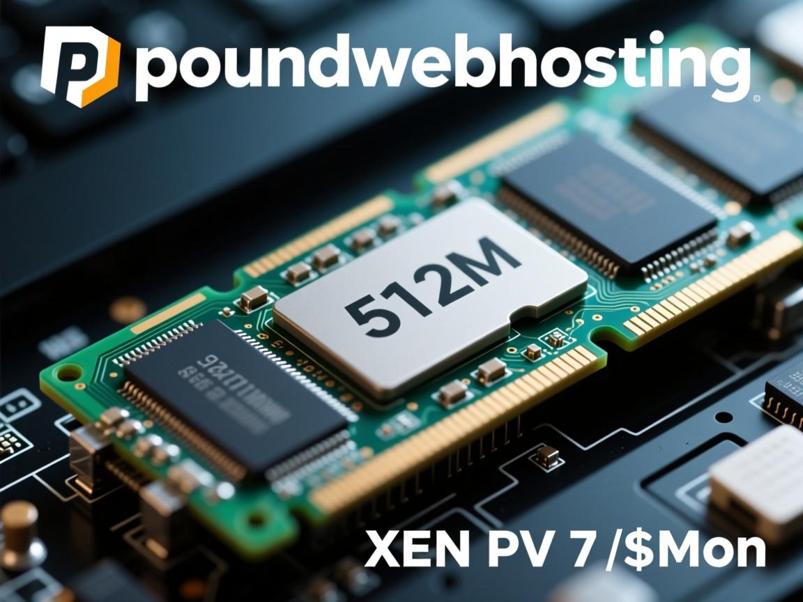 onepoundwebhosting 512M内存 4核 XEN PV 7$/Mon