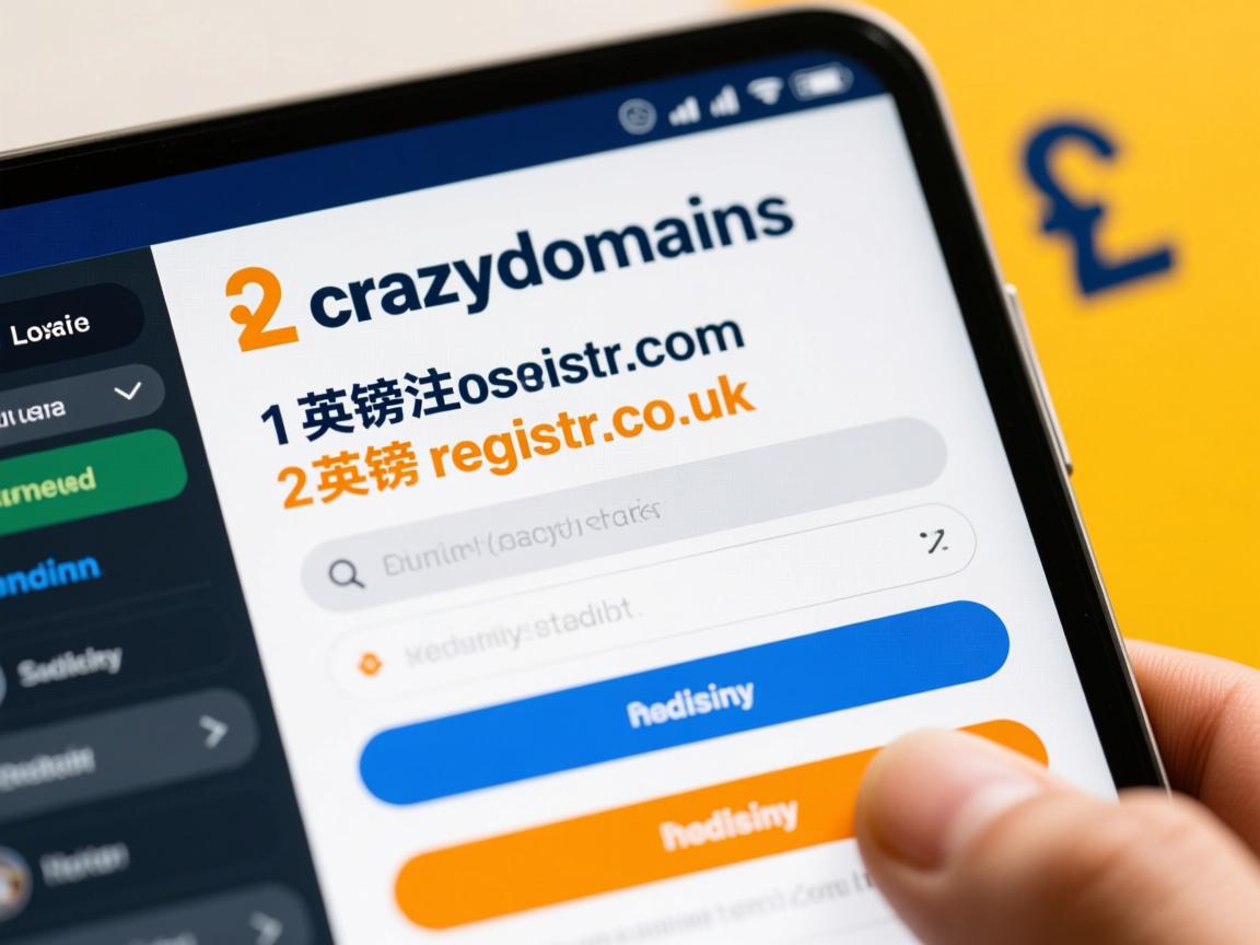 crazydomains 1英镑注册com 2英镑注册co.uk  第2张
