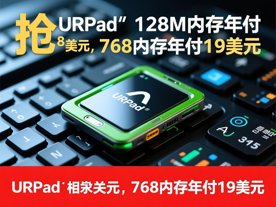 开抢:URPad 128M内存年付8美元 768内存年付19美元