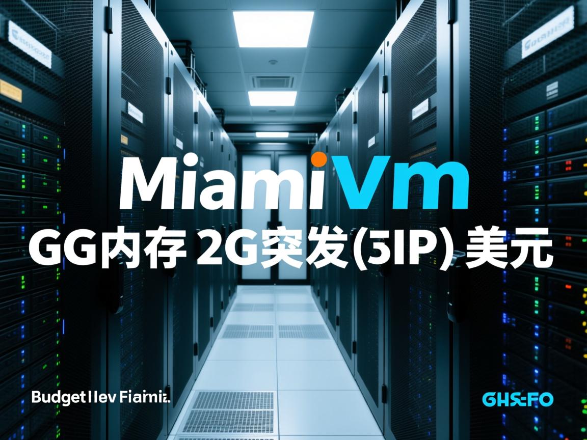 budgetvm全新迈阿密数据中心VPS/1G内存/2G突发/3IP/5美元/月