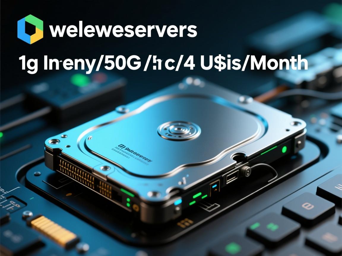 weloveservers 1g内存/50G硬盘/4美元/月