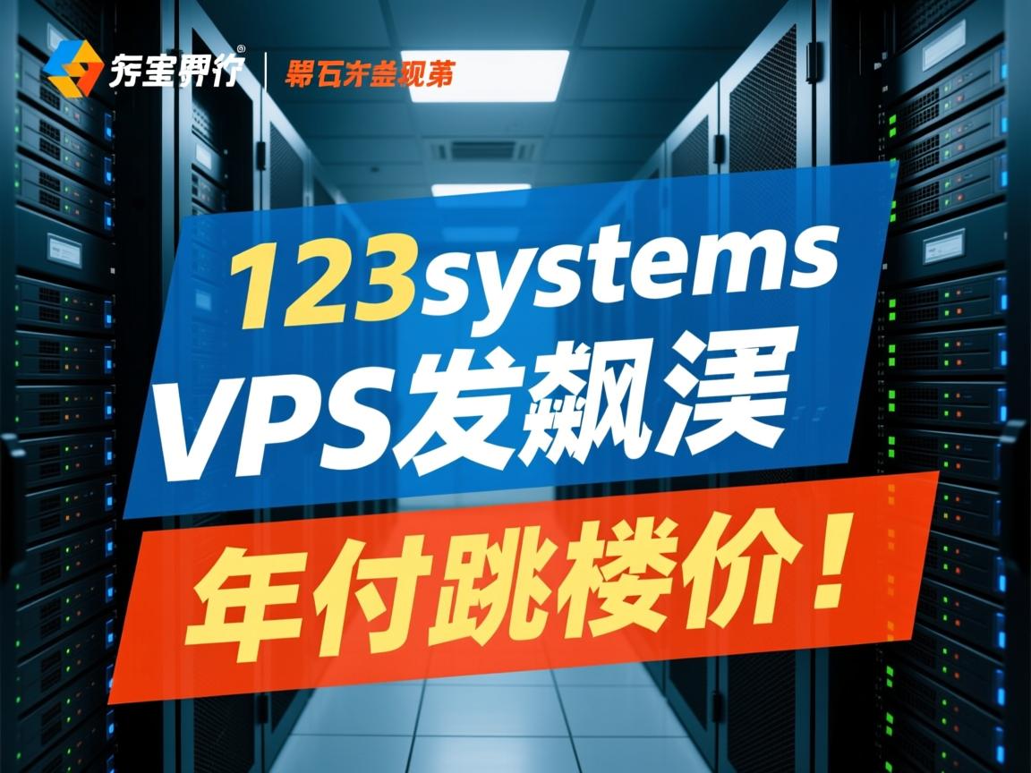 123systems VPS又发飙了,年付跳楼价!  第1张