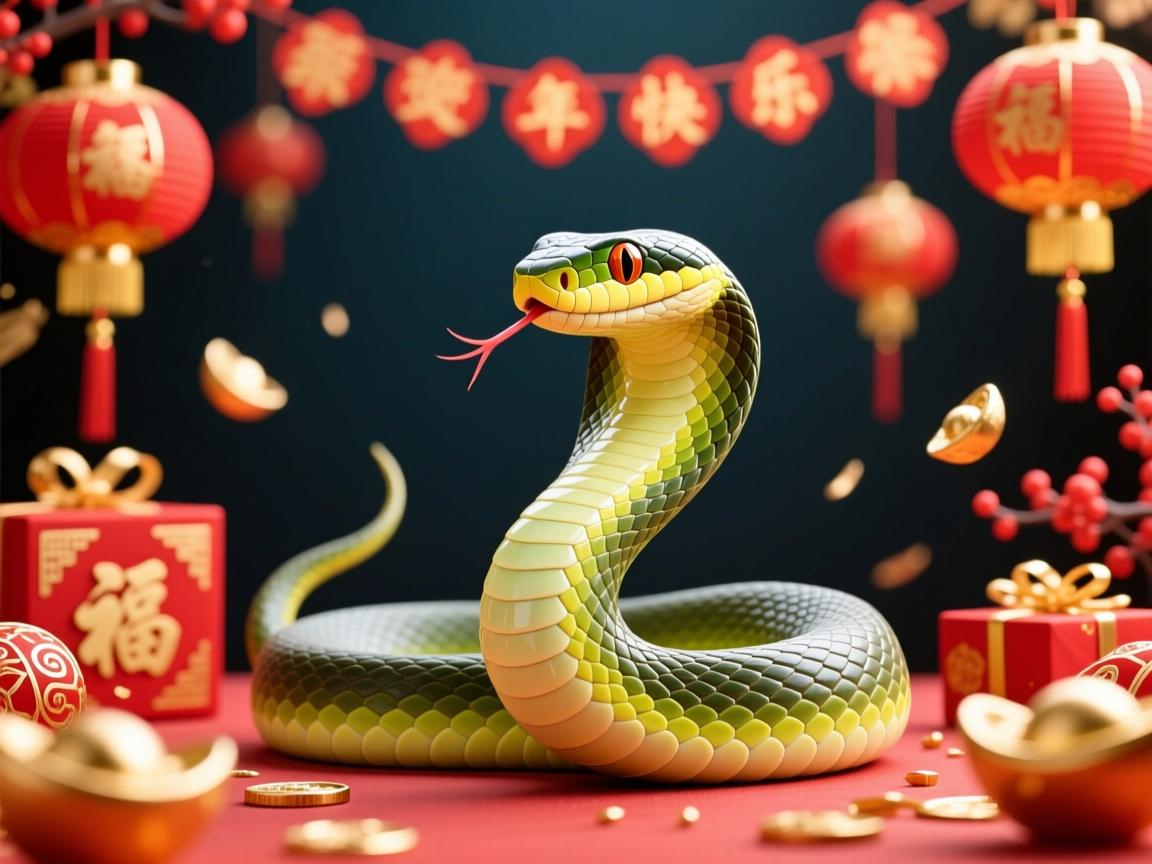 各位网友，蛇年快乐  第2张