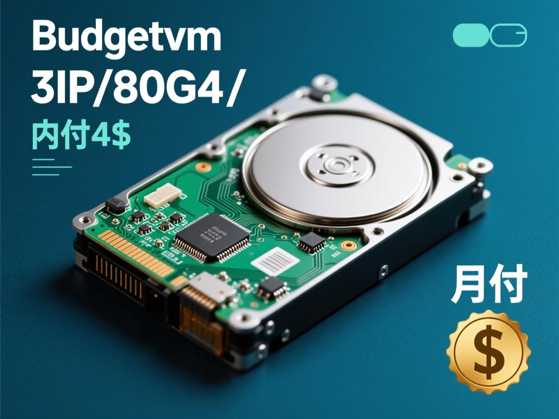 budgetvm 1G内存/3IP/80G硬盘/月付4美元