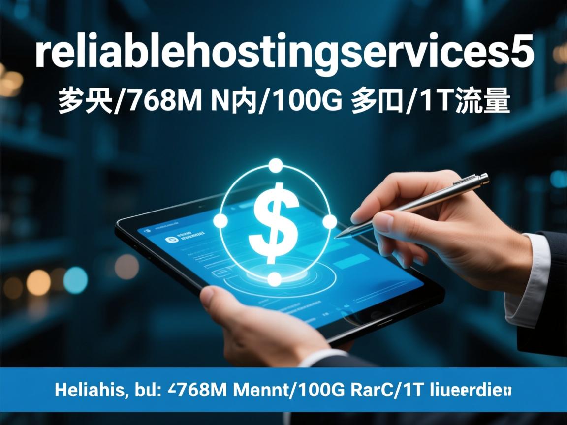 reliablehostingservices5美元/月/768M内存/100G硬盘/1T流量  第2张
