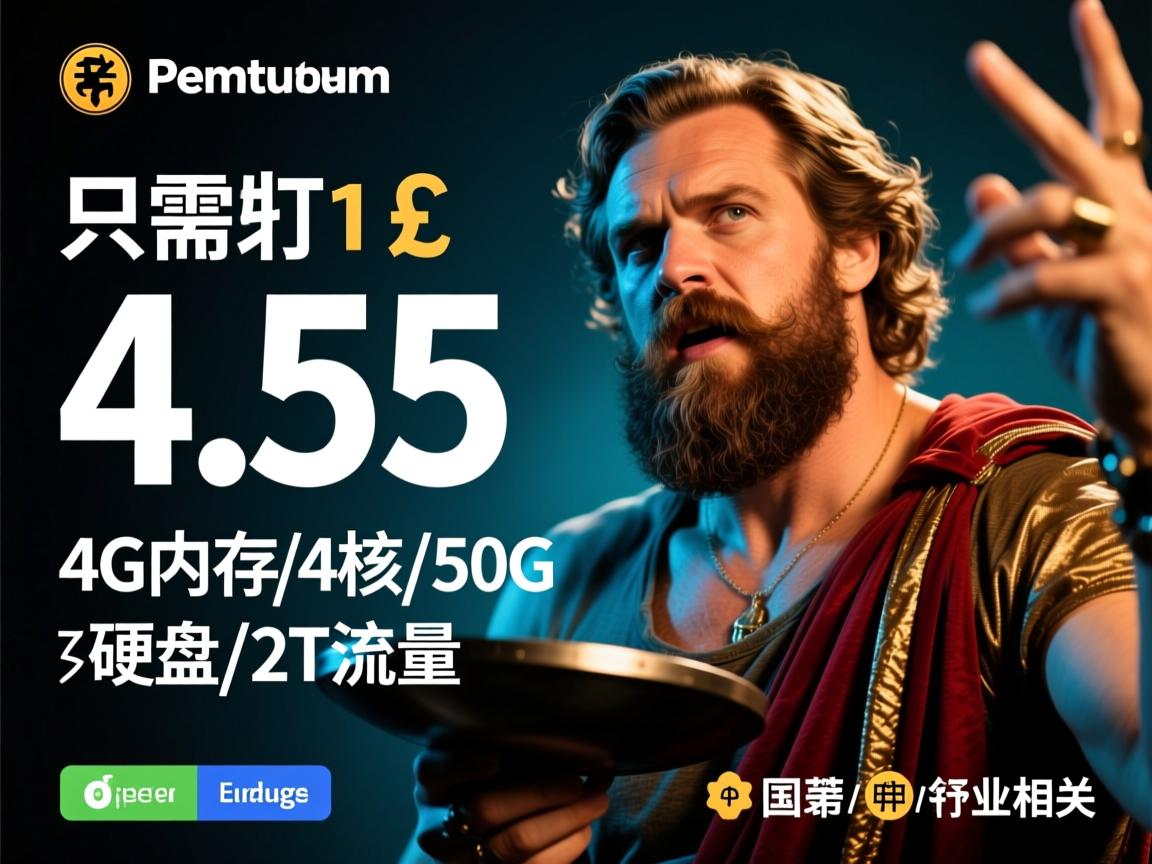 prometeus发癫只需4.55英镑：4G内存/4核/50G硬盘/2T流量