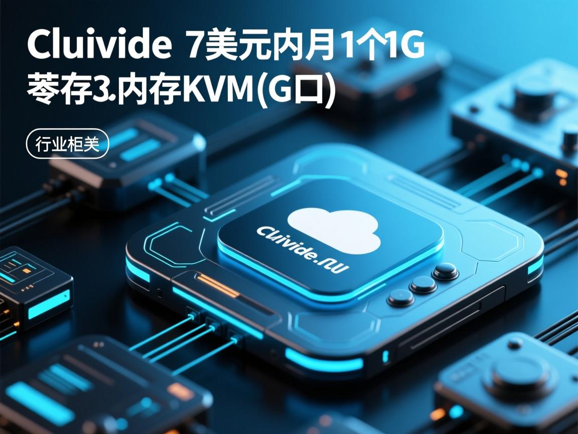 cloudive 7美元/月1G内存KVM/G口