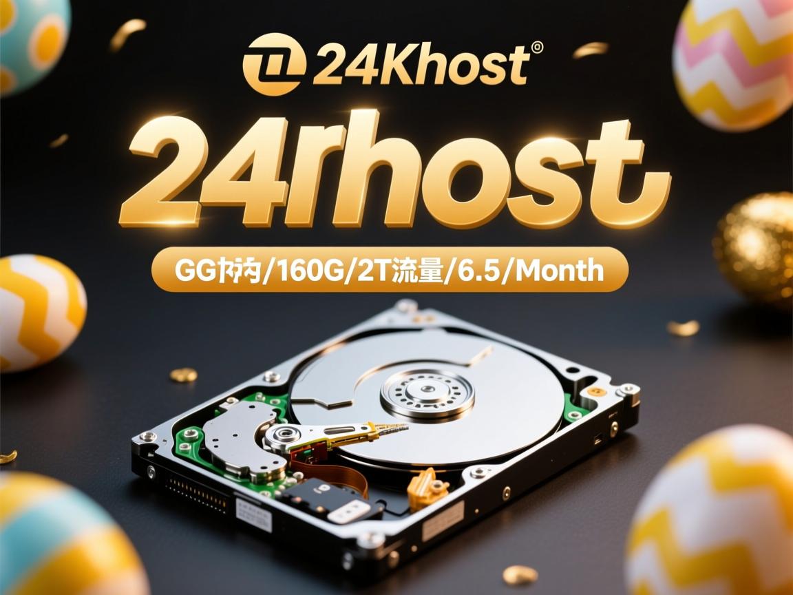 24khost复活节促销:2G内存/160G硬盘/2T流量/6.5美元/月  第3张