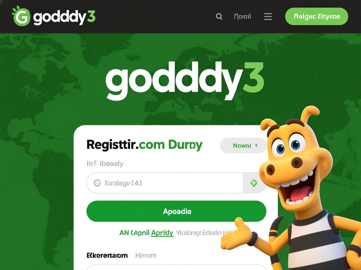 4月3日godaddy3美元注册com域名优惠码