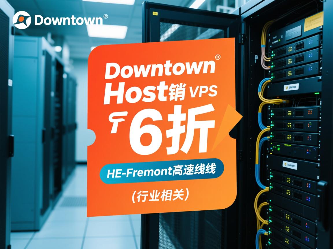 DowntownHost6折促销VPS（HE-Fremont高速线路）